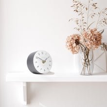 Load image into Gallery viewer, Thomas Kent 4" Tumbler Smoke Mantel Clock