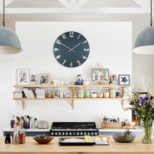 Load image into Gallery viewer, Thomas Kent Mulberry 20" Midnight Blue Wall Clock