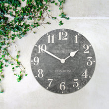 Load image into Gallery viewer, Thomas Kent 20" Outdoor Arabic Cement Wall Clock