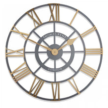 Load image into Gallery viewer, Thomas Kent Evening Star 24" Brass Wall Clock