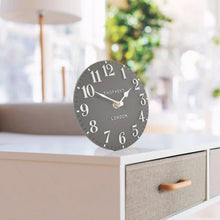 Load image into Gallery viewer, Thomas Kent Arabic 6" Dolphin Mantel Clock