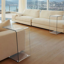 Load image into Gallery viewer, Elegance Glass Sofa Table