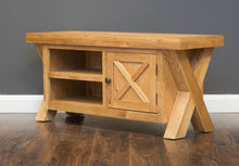 Load image into Gallery viewer, Oak X TV Unit - Regular