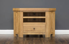 Load image into Gallery viewer, Oak X TV unit - Corner
