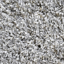 Load image into Gallery viewer, Twilight Shaggy Rug in White/Silver