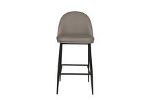 Load image into Gallery viewer, Victoria Bar Stool - Dark Grey Leather