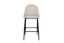 Load image into Gallery viewer, Victoria Bar Stool - Taupe Cream Leather