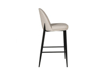 Load image into Gallery viewer, Victoria Bar Stool - Taupe Cream Leather