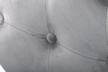 Load image into Gallery viewer, Rosario Brushed Velvet Grey Bar Stool