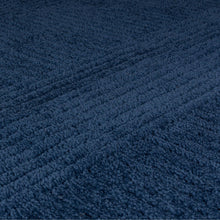 Load image into Gallery viewer, Navy Tasseled Rug