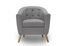 Load image into Gallery viewer, Grey Multi Tub Chair