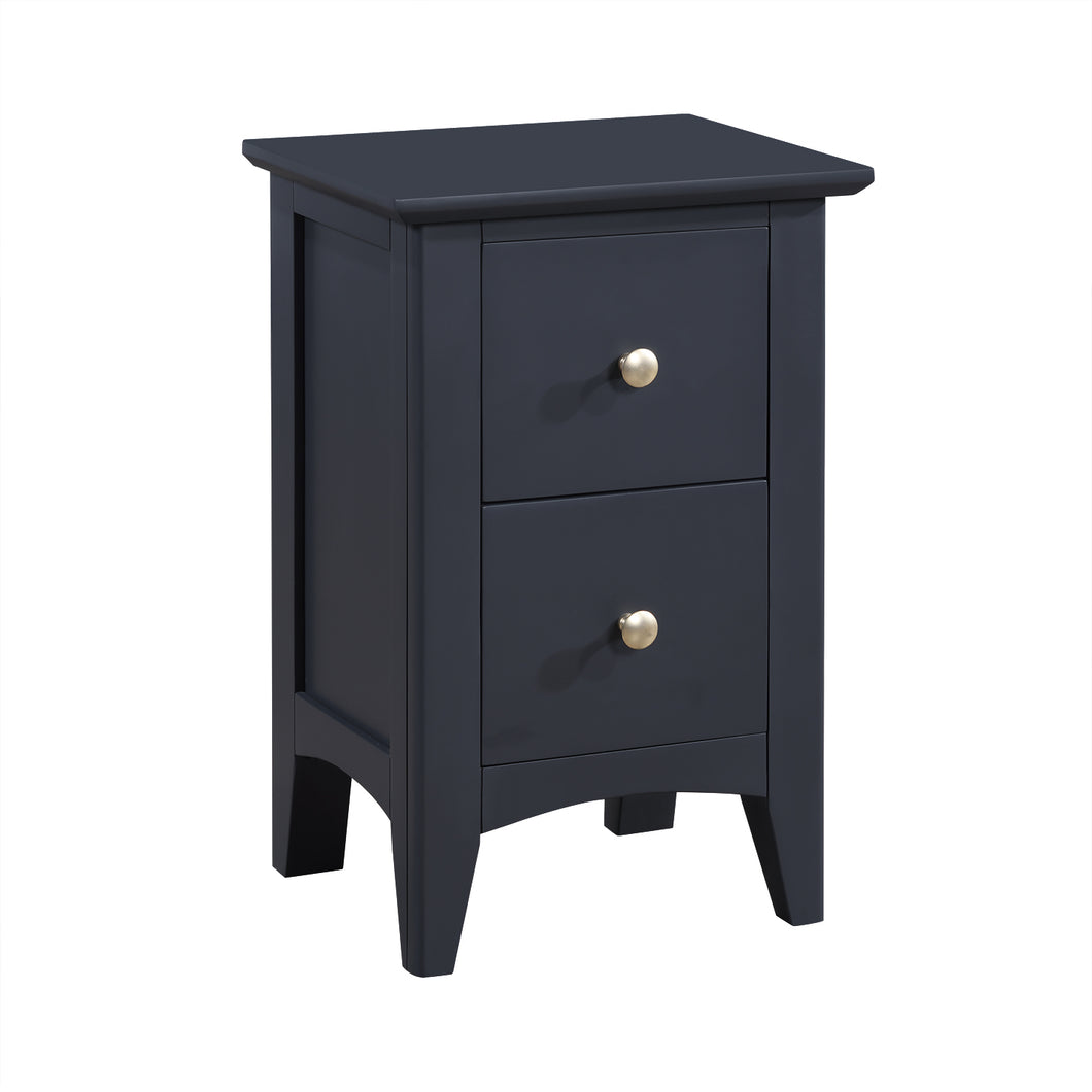 Lucca Small Nightstand - Off Black