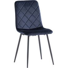 Load image into Gallery viewer, Bianca Deep Blue Velvet Dining Chair
