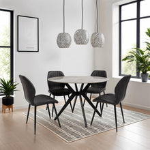 Load image into Gallery viewer, Toulon 1.1m Round Dining Table - Grey Stone
