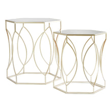 Load image into Gallery viewer, Atlas Champagne Set of 2 Tables
