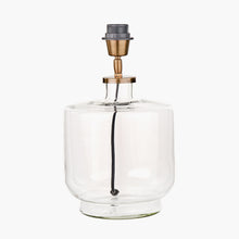 Load image into Gallery viewer, Janus Clear Glass Pistachio Table Lamp
