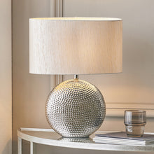 Load image into Gallery viewer, Marcelo Silver Dot Table Lamp
