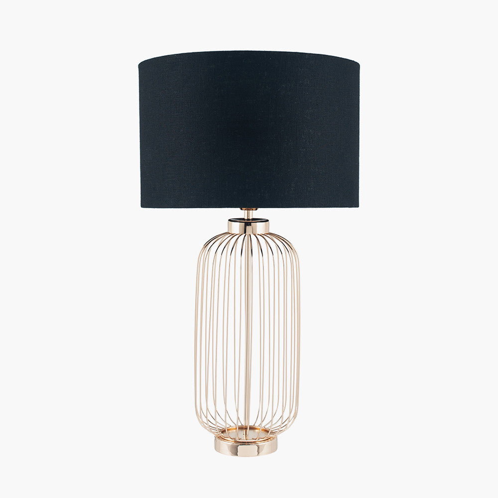 Shiva Black & Gold Wire Table Lamp