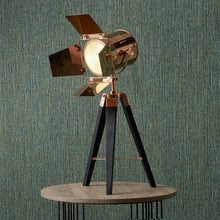 Load image into Gallery viewer, Luca Copper &amp; Black Tripod Table Lamp
