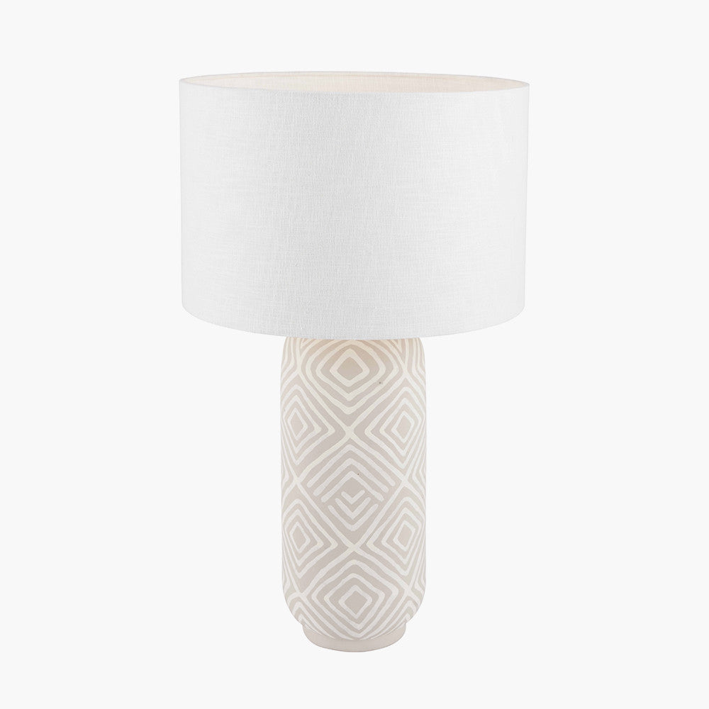 Milano Grey/Taupe Stoneware Table Lamp