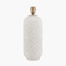 Load image into Gallery viewer, Milano Grey/Taupe Stoneware Table Lamp
