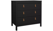 Load image into Gallery viewer, Marley 3 Drawer Chest - Black
