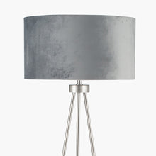 Load image into Gallery viewer, Hailey Brushed Silver Tripod Floor Lamp
