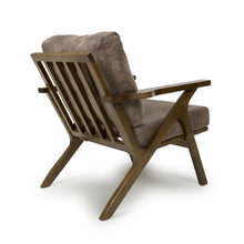 Load image into Gallery viewer, Hampshire Suede Effect Brown Accent Chair
