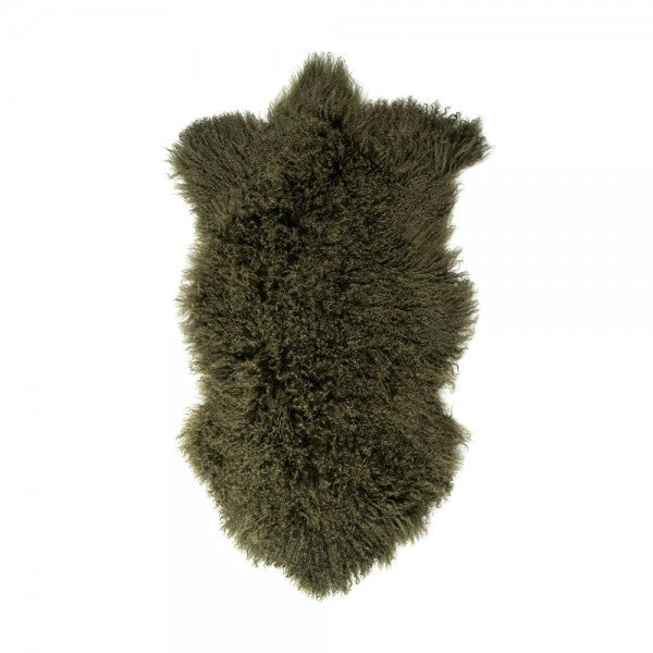 ScatterBox Aran Pelt 93x55cm Green Throw