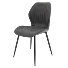 Load image into Gallery viewer, Stacey Dining Chair - Charcoal PU
