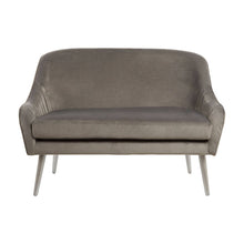 Load image into Gallery viewer, Lara Grey Velvet Sofa
