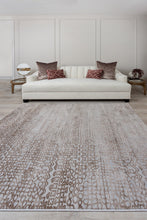 Load image into Gallery viewer, ScatterBox Ariella Geo 160x230 Brown/Grey Rug

