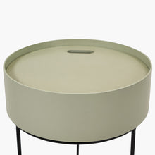 Load image into Gallery viewer, Hierro Sage Green Storage Table
