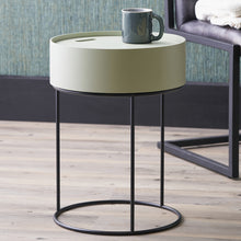 Load image into Gallery viewer, Hierro Sage Green Storage Table
