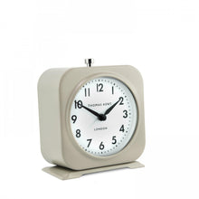 Load image into Gallery viewer, Thomas Kent Finch 5&quot; Alarm Clock Taupe
