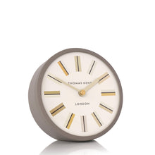 Load image into Gallery viewer, Thomas Kent Swift 5" Taupe Mantel Clock
