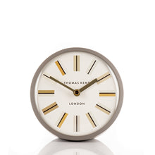 Load image into Gallery viewer, Thomas Kent Swift 5" Taupe Mantel Clock
