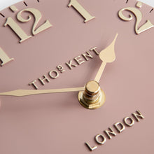 Load image into Gallery viewer, Thomas Kent 6" Arabic Blush Pink Mantel Clock
