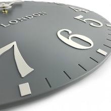 Load image into Gallery viewer, Thomas Kent 12&quot; Arabic Flax Blue Wall Clock
