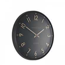 Load image into Gallery viewer, Thomas Kent 14" Tresco Charcoal Wall Clock
