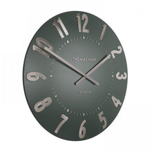 Load image into Gallery viewer, Thomas Kent 20&quot; Mulberry Olive Green Wall Clock

