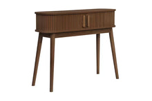 Load image into Gallery viewer, Avino Walnut Fluted Console Table
