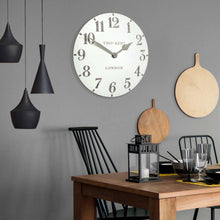Load image into Gallery viewer, Thomas Kent Arabic 20&quot; Limestone Wall Clock
