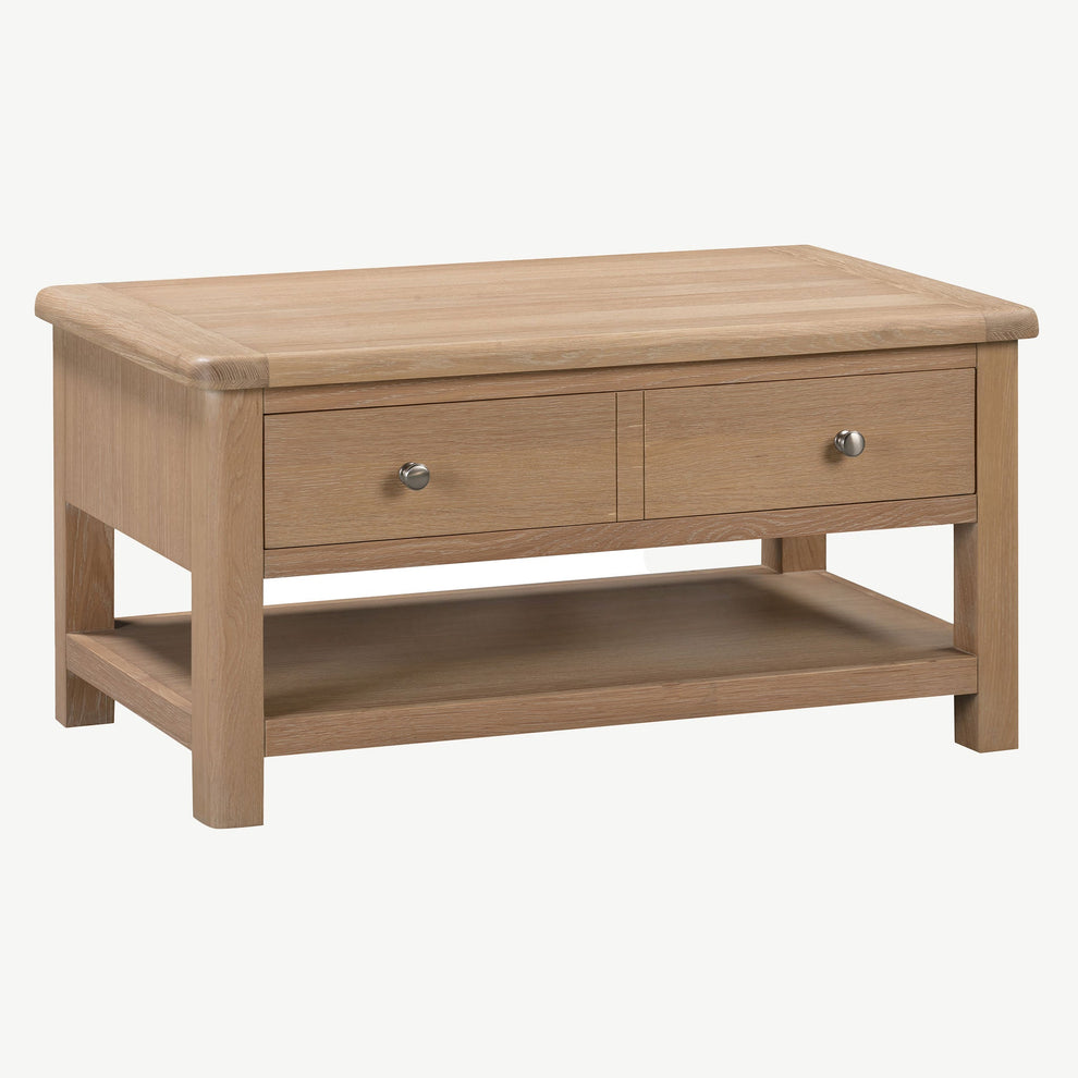 Neptune Coffee Table with 2 Drawers