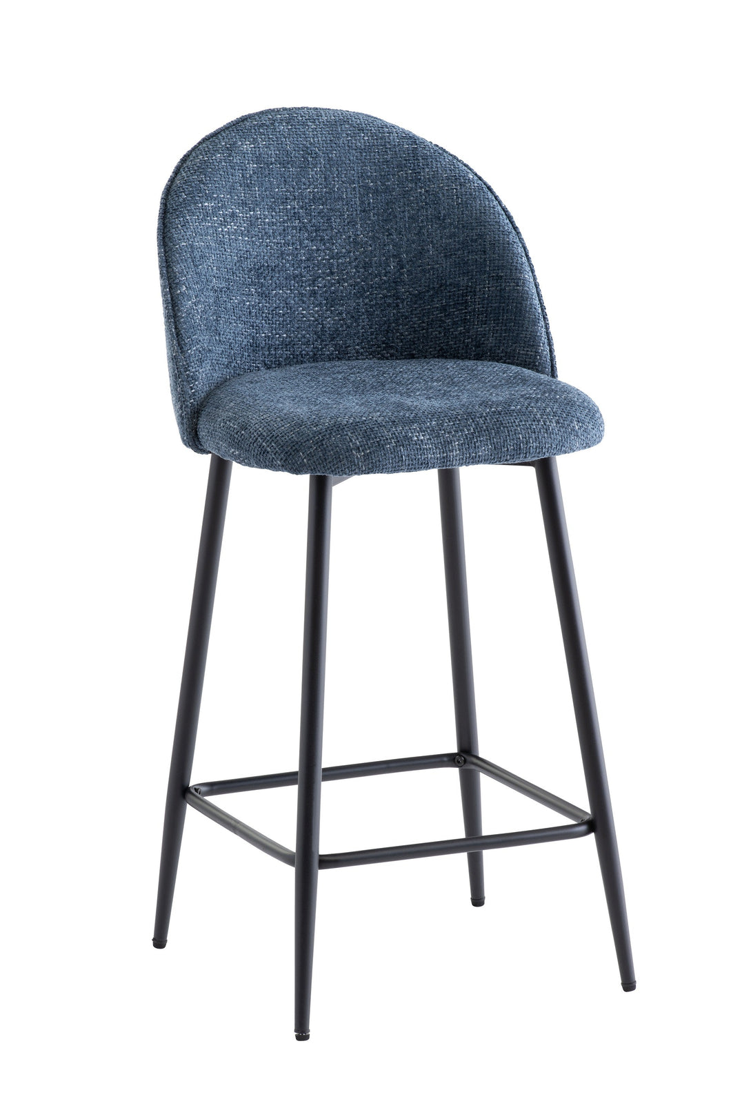 Ranst Fabric Counter Stool - Blue