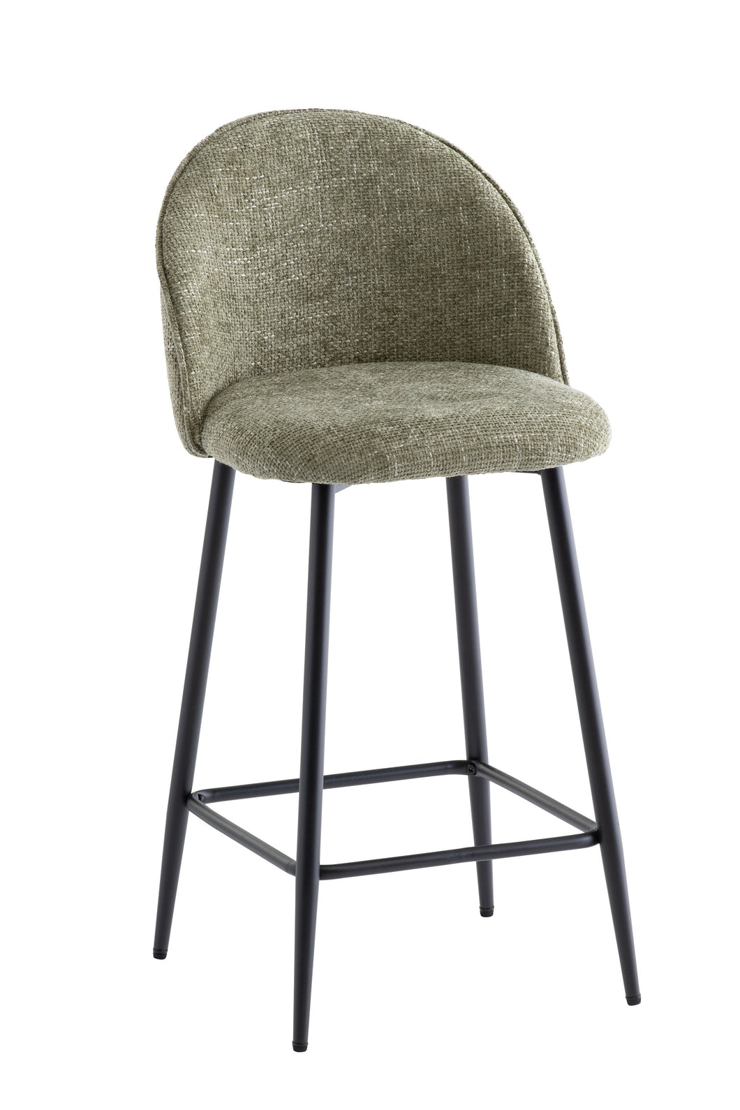 Ranst Fabric Counter Stool - Olive