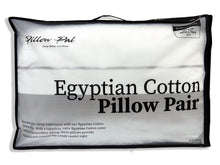Load image into Gallery viewer, Luxury Egyptian Cotton Pillow Pair
