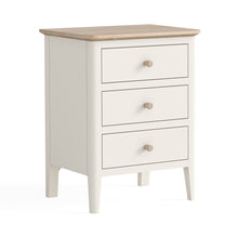 Load image into Gallery viewer, Mallie White Bedside Locker
