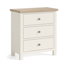Load image into Gallery viewer, Morley Coconut White 3 Drawer Chest
