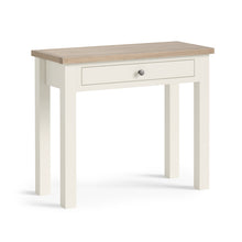 Load image into Gallery viewer, Morley Coconut White Single Drawer Desk/Dressing Table
